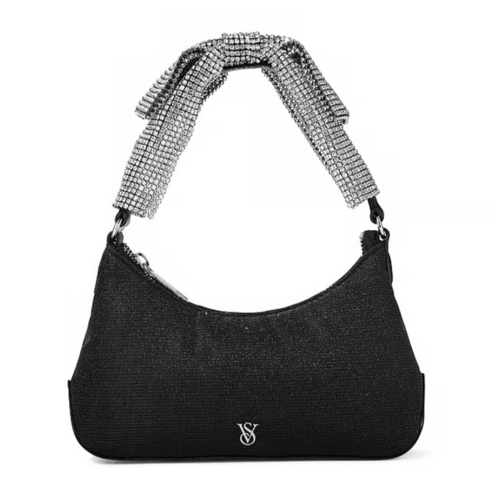 Victoria's Secret Mini Bag With Rhinestone Bow Strap